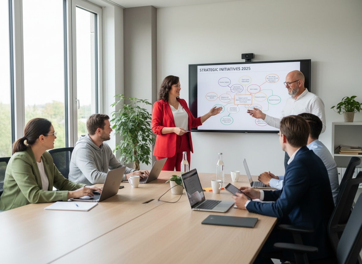 Sandra Lochmann im Strategie-Workshop